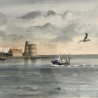 Aquarelle - Ile de Tatihou