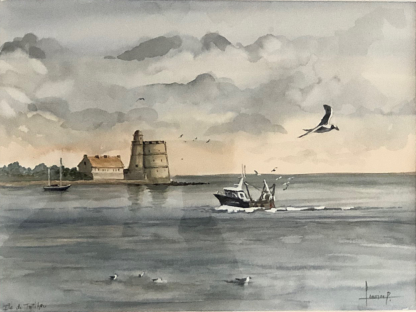 Aquarelle - Ile de Tatihou